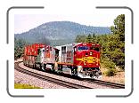 BNSF 8266 East, past Williams Junction, AZ. July 2000 * 800 x 546 * (186KB)